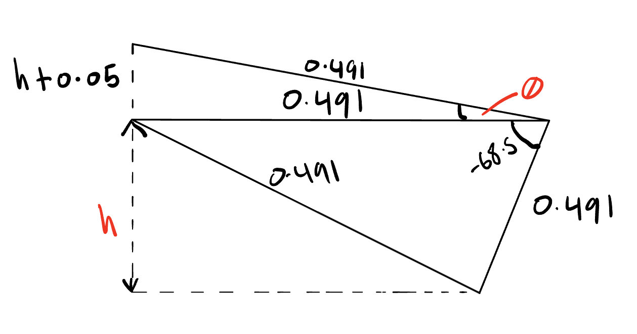 Solved Calculate H And Angle Theta In The Given Image Note Chegg