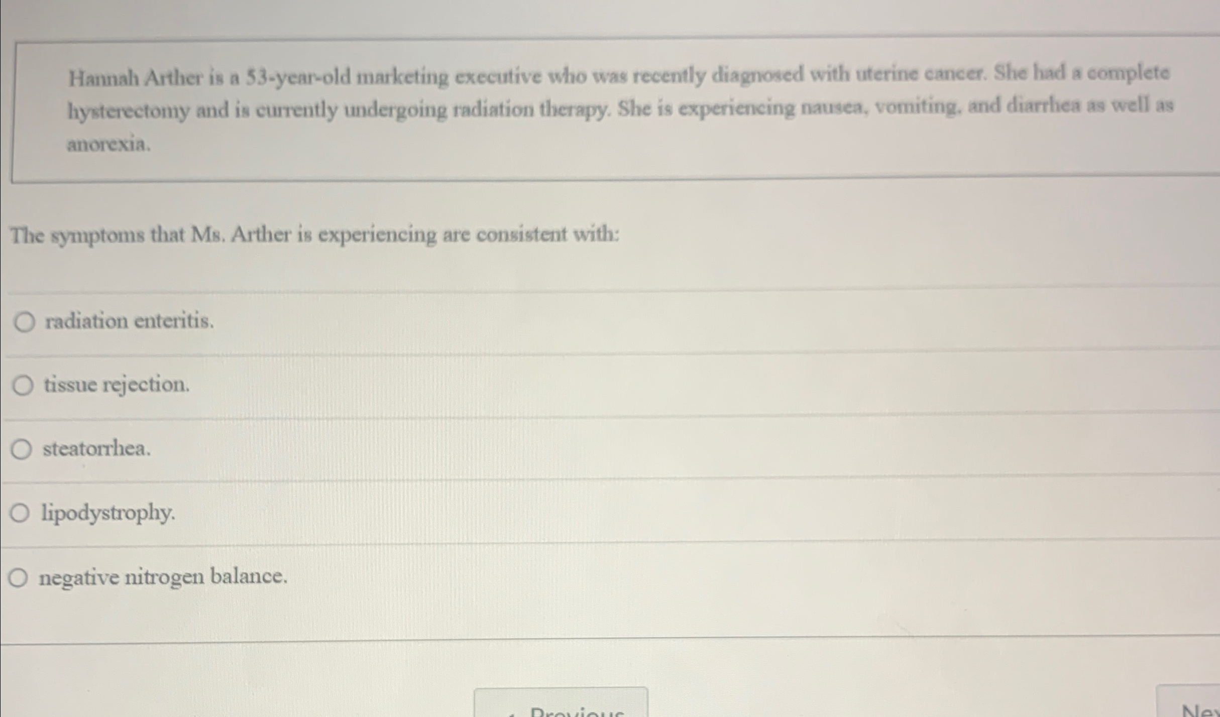 Solved Hannah Arther Is A Year Old Marketing Executive Chegg