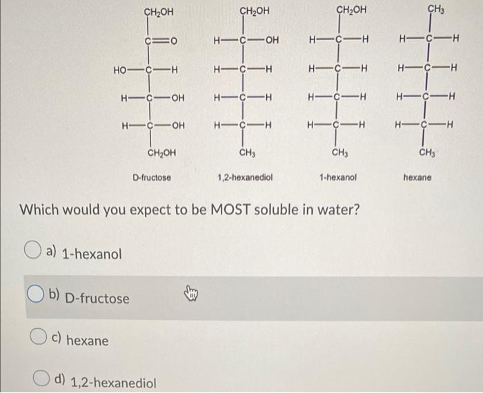 Solved Ch Oh Ch Oh Ch Oh Ch C Hcoh Hc H H Ch Ho Ch Hc H Chegg