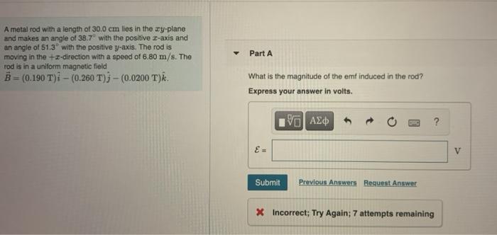 Solved A Metal Rod With A Length Of Cm Lies In The Chegg