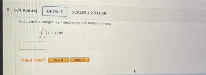 Solved Points Details Scalc Xp Evaluate Chegg