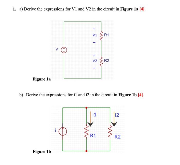 Solved A Derive The Expressions For V And V In The Chegg