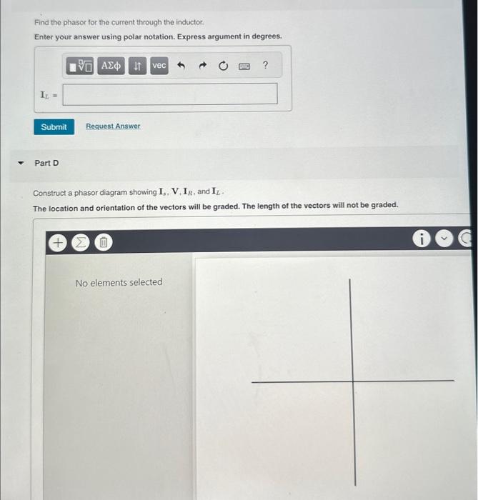 Solved Find The Phasor For The Voltage Enter Your Answer Chegg