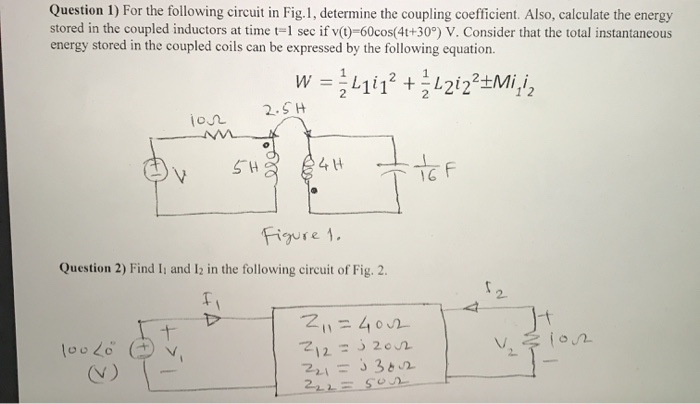 Solved Question For The Following Circuit In Fig Chegg