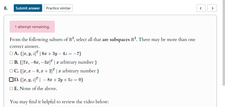 Solved From The Following Subsets Of R Select All That Chegg