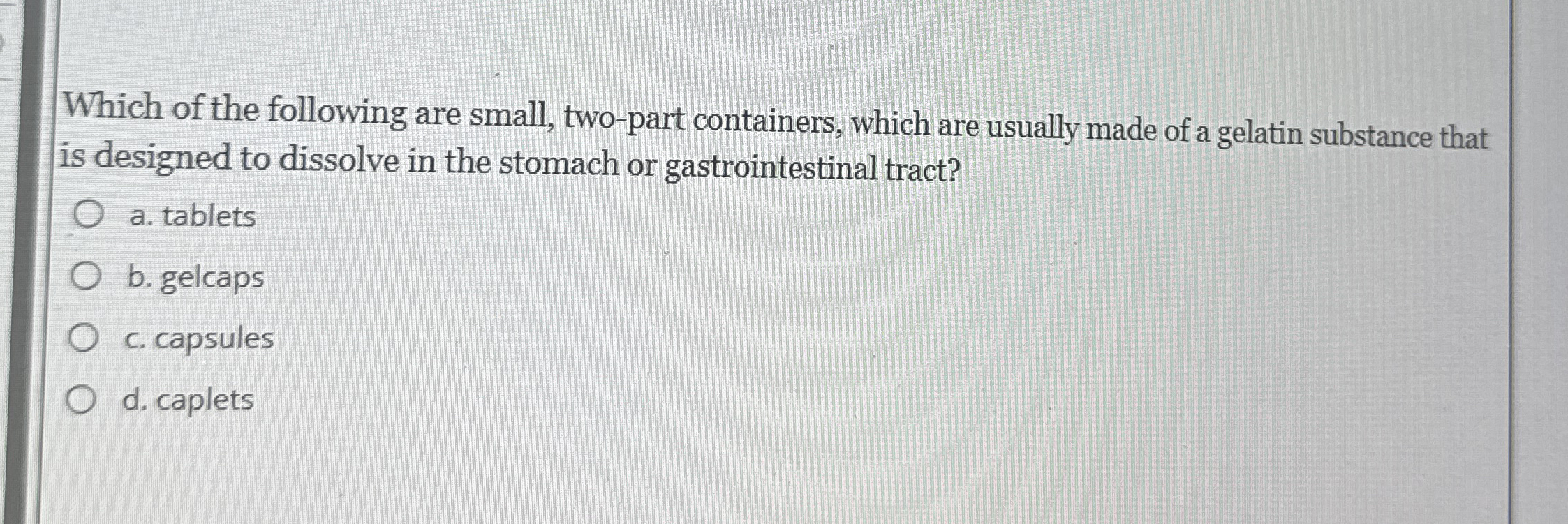 Solved Which Of The Following Are Small Two Part Chegg