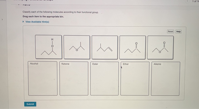 Solved Part B Classify The Following Molecule According To Chegg