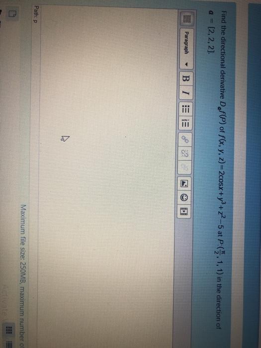 Solved Find The Directional Derivative Dsp Of F X Y Chegg