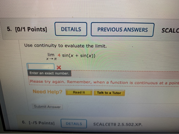 Solved Points Details Previous Answers Scalc Use Chegg