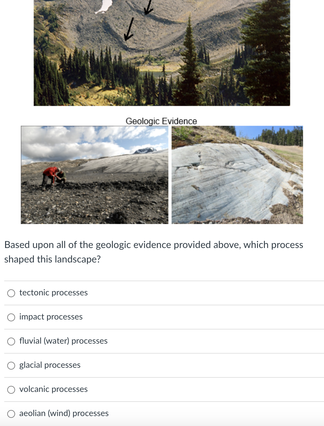 Solved Geologic Evidencebased Upon All Of The Geologic Chegg