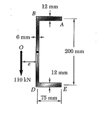 Solved A Extruded Beam Has The Cross Section Shown In The Chegg