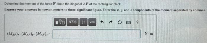 Solved The Force F I J K N Is Applied To The Chegg