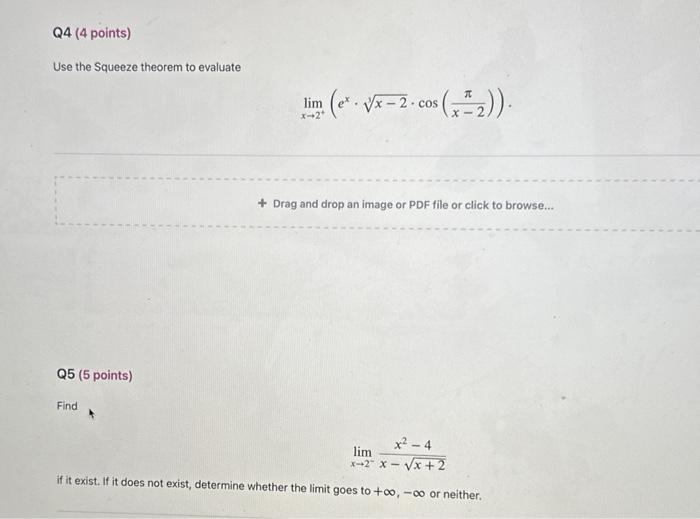 Solved Use The Squeeze Theorem To Evaluate Chegg