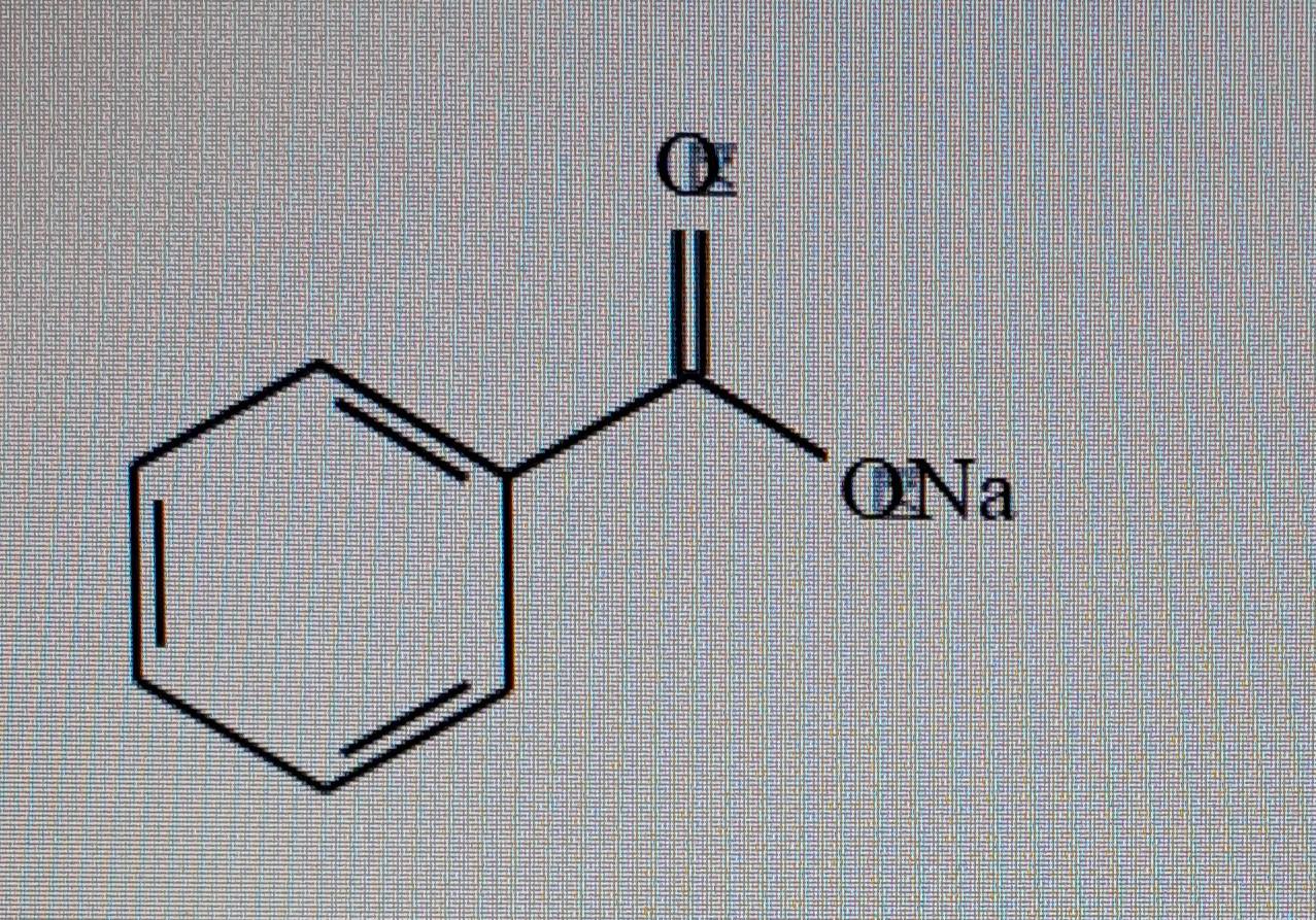 Solved Draw A Structural Formula For The Principle Organic Chegg