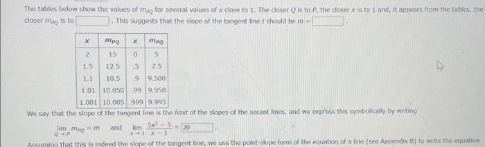 Solved The Tables Below Show The Values Of Mpq For Several Chegg