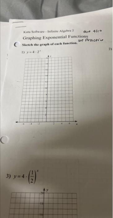 Solved Kuta Software Infinite Algebra Dee Graphing Chegg