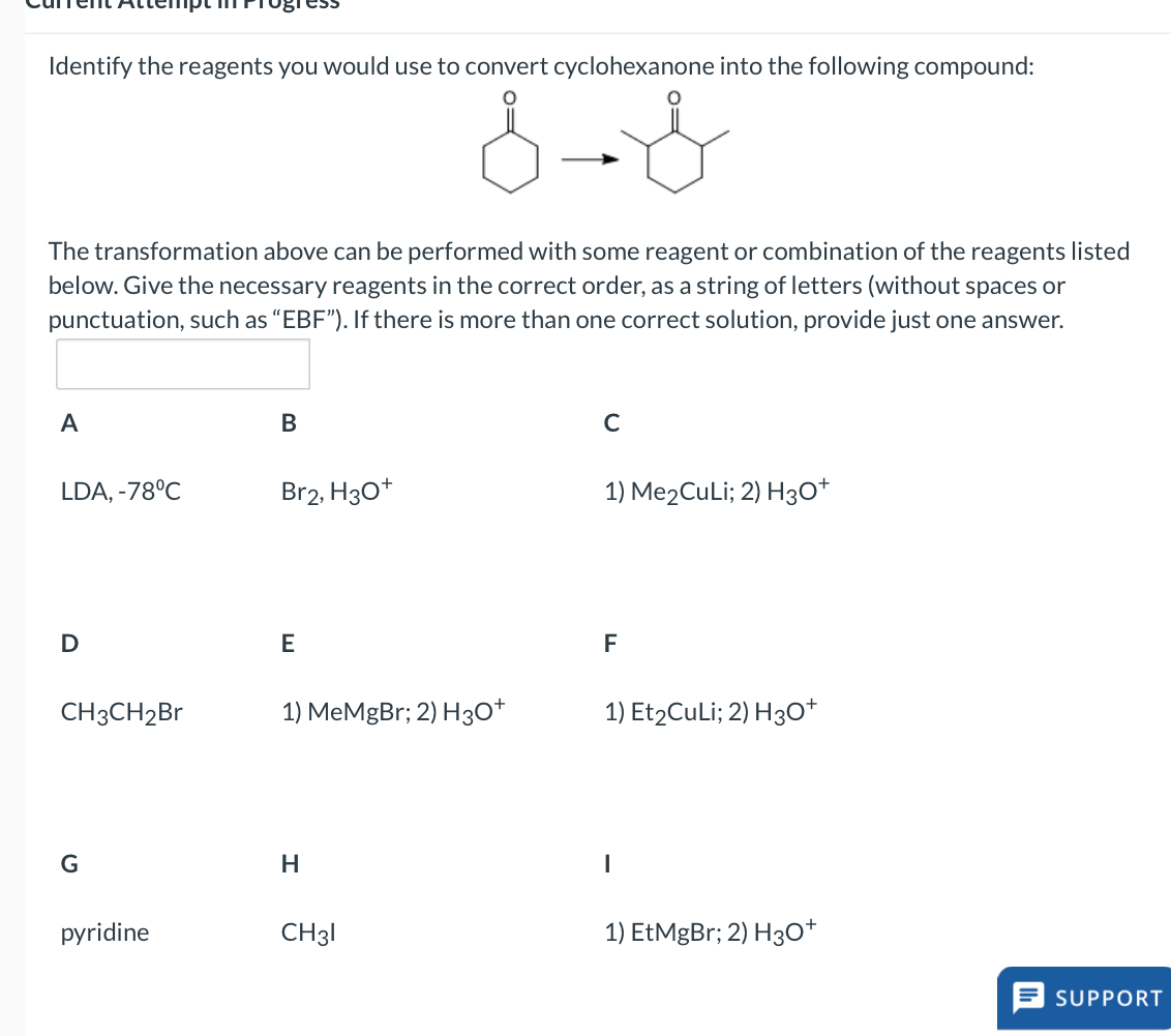 Solved Identify The Reagents You Would Use To Convert Chegg