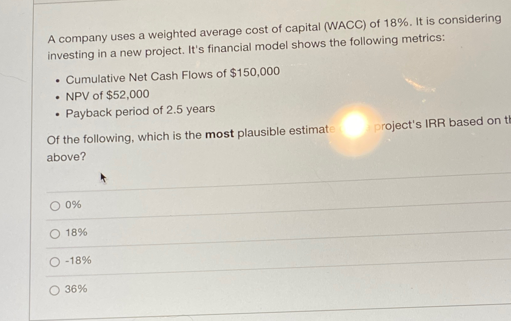 Solved A Company Uses A Weighted Average Cost Of Capital Chegg