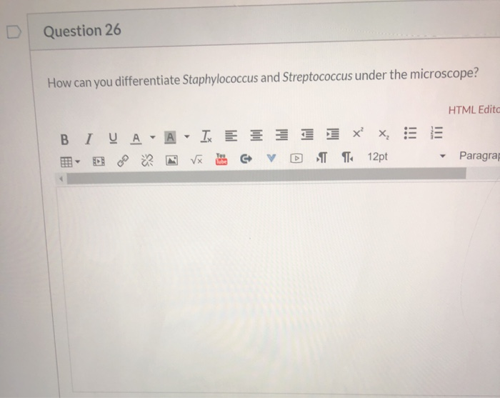 Solved Question How Can You Differentiate Staphylococcus Chegg