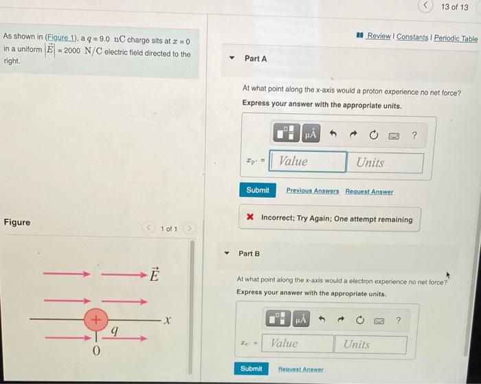 Solved 13 Of 13 Review I Constants Periodic Table As Shown Chegg