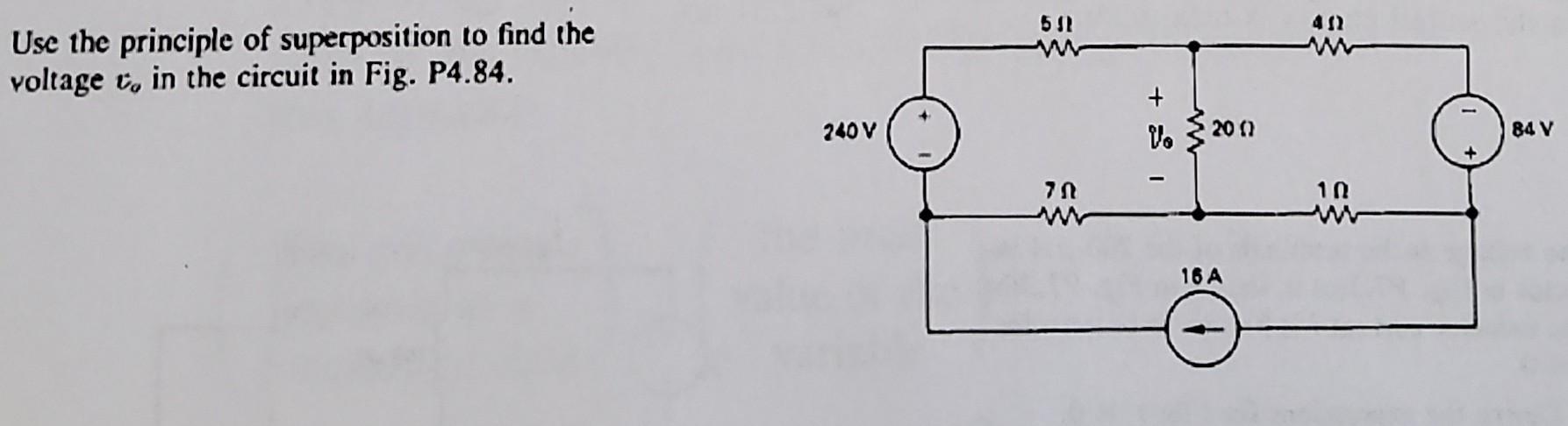 Solved Use The Principle Of Superposition To Find The Chegg