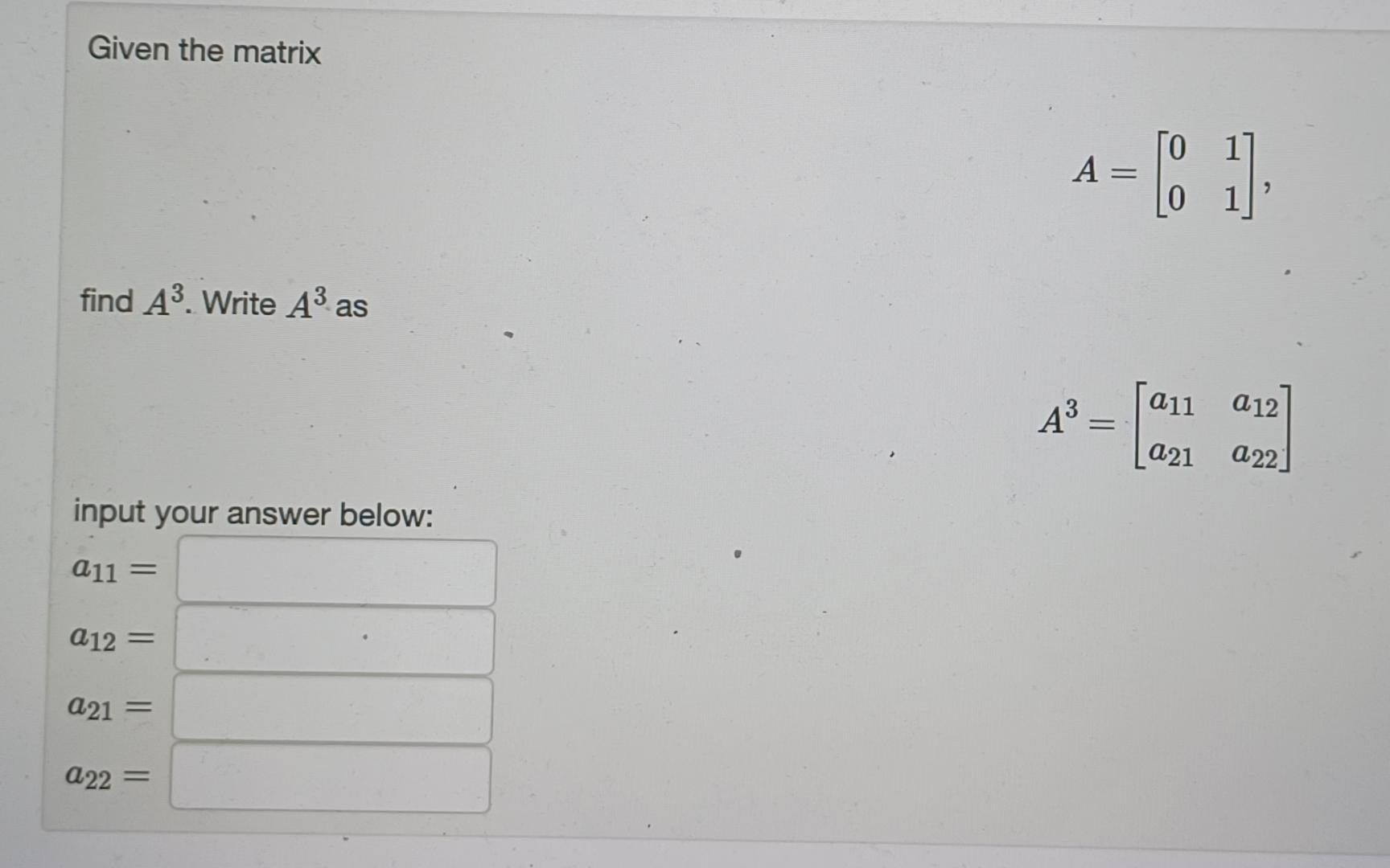 Solved Given The Matrixa Find A Write A Chegg