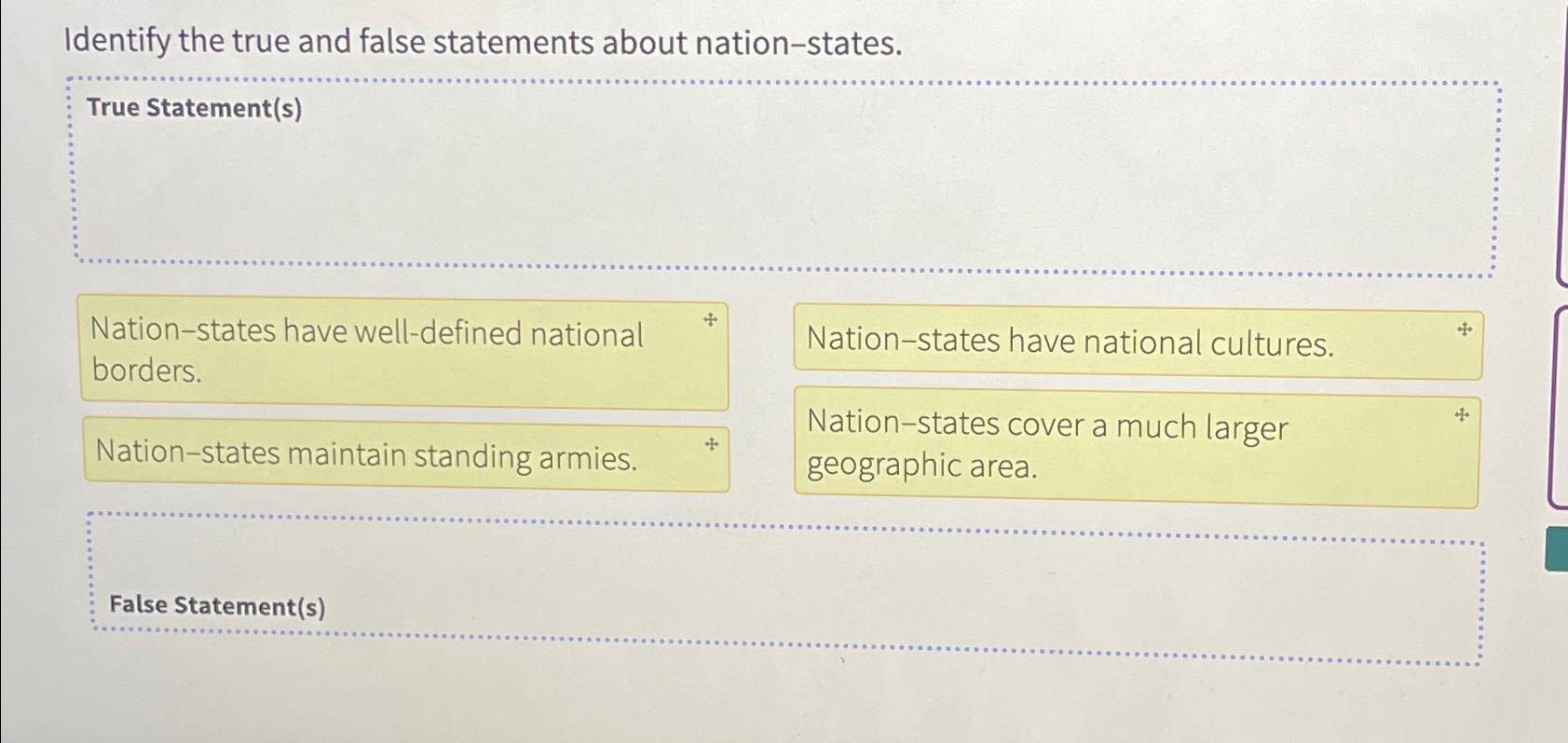 Solved Identify The True And False Statements About Chegg