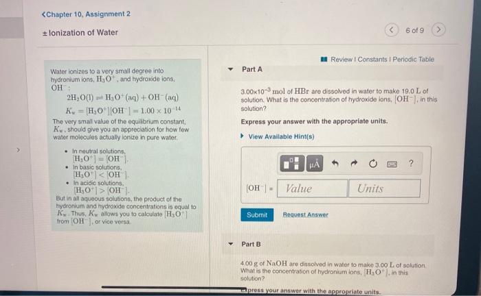 Solved Review Constants Periodic Table Part A X Chegg