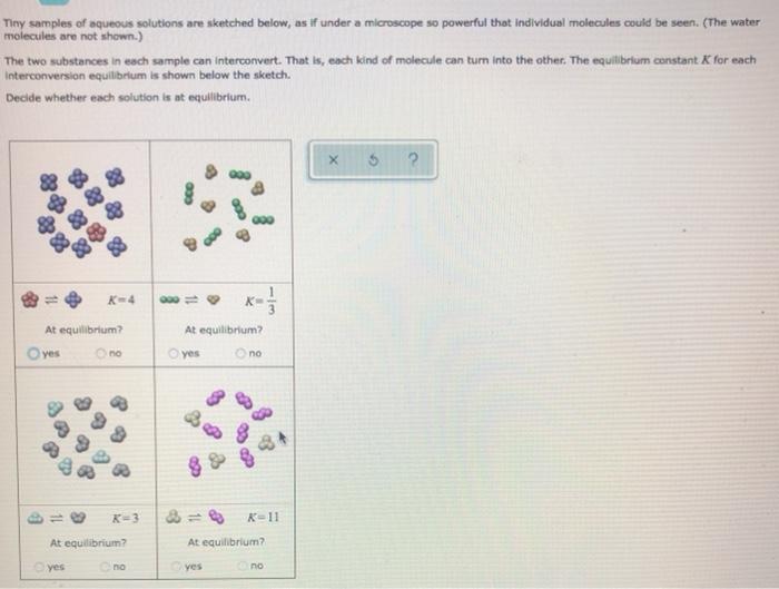 Solved Tiny Samples Of Aqueous Solutions Are Sketched Below Chegg