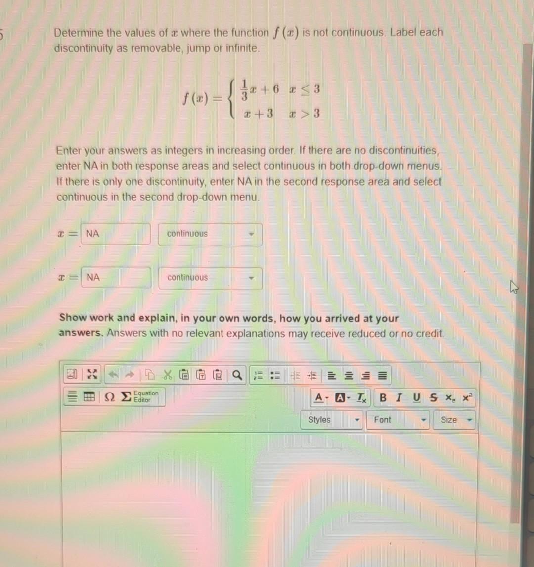 Solved Determine The Values Of X Where Th