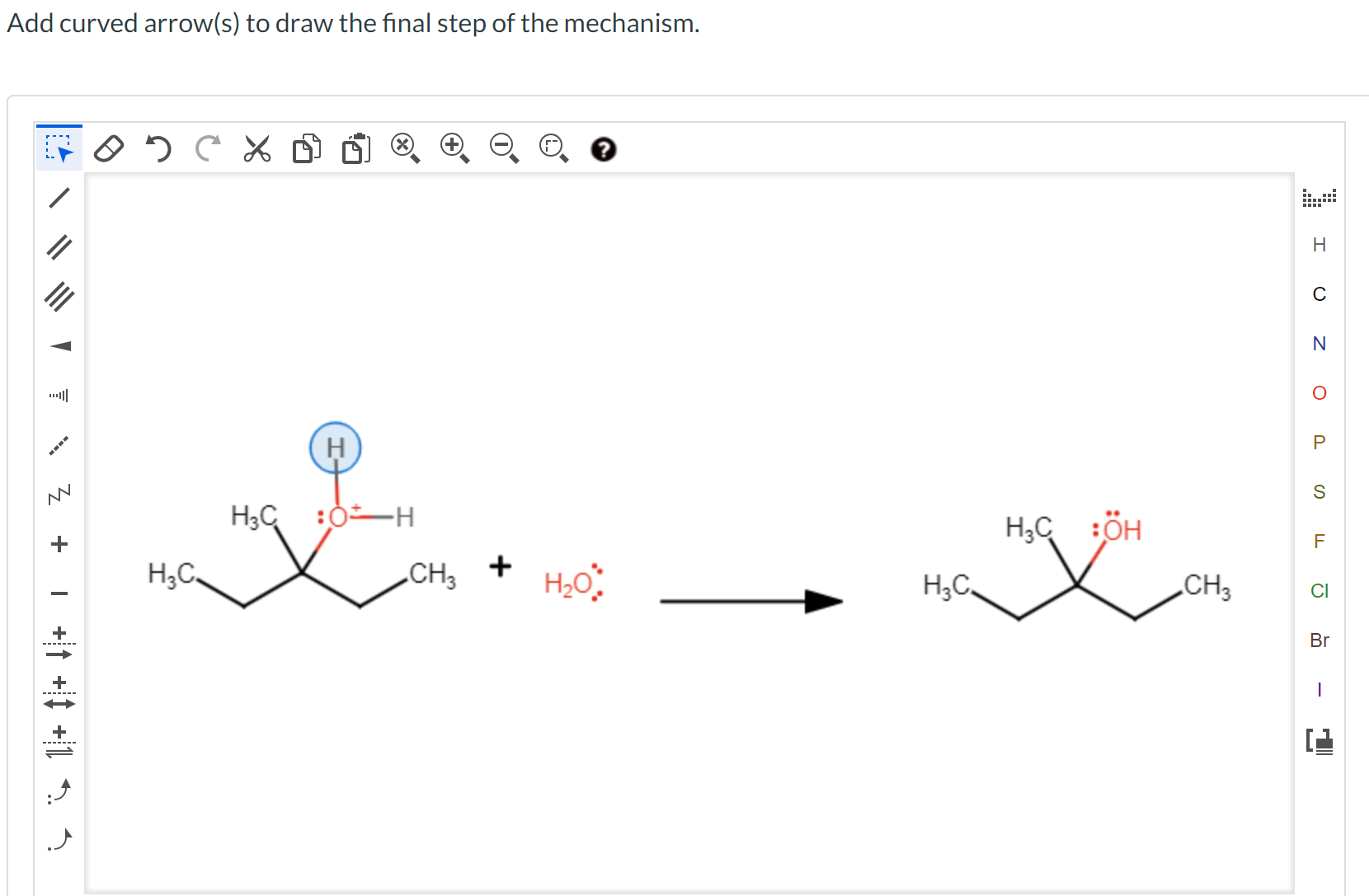 Solved Add Curved Arrow S To Draw The Final Step Of The Chegg