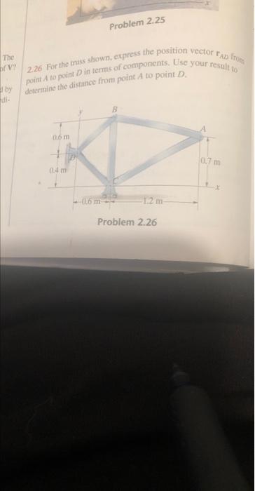 Solved For The Miss Shown Express The Position Vector Chegg