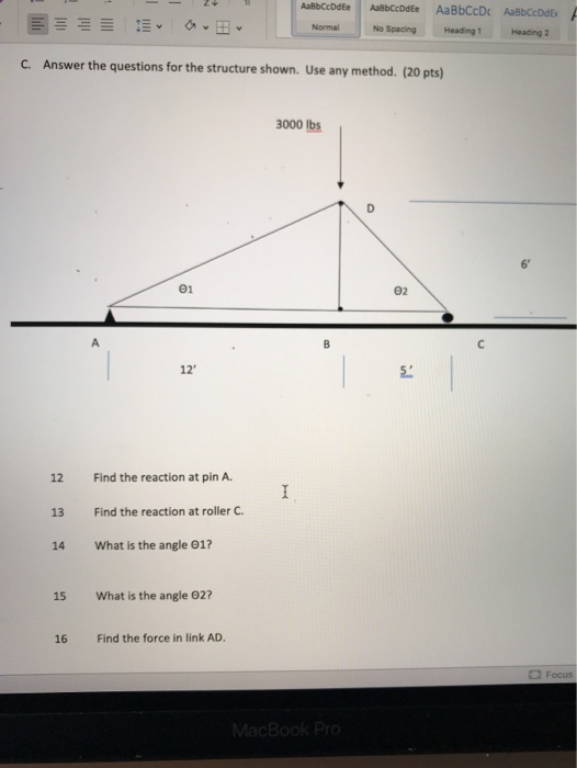 Solved AaBbCcDdEe Aalbccdee No Spacing AaBbCcDc AaBbCcDdEA Chegg