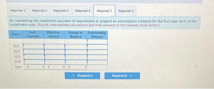 Solved Problem Algo Note And Installment Note With Chegg