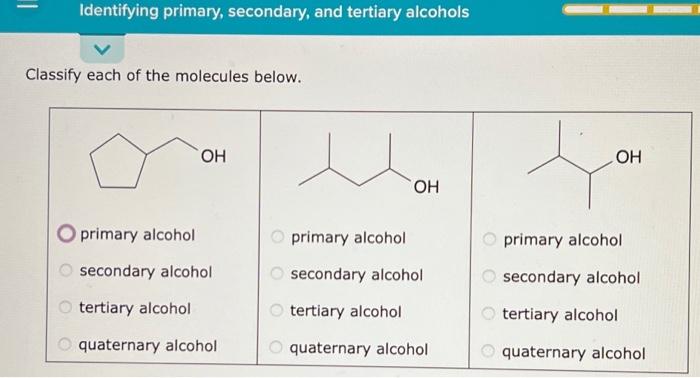 Solved Classify Each Of The Molecules Below Chegg