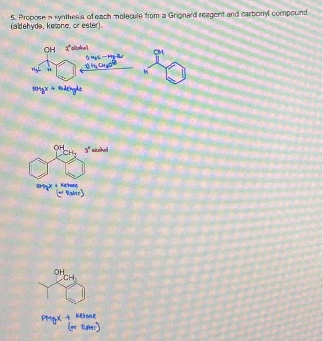 Solved Propose A Synthesis Of Each Molecule From A Chegg