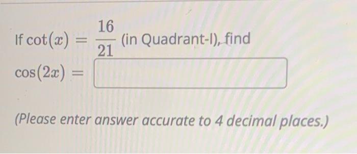 Solved If Csc X For Chegg