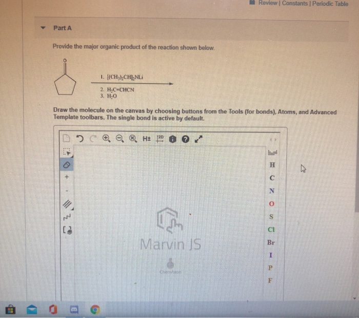 Solved Review Constants Periodic Table Part A Provide The Chegg