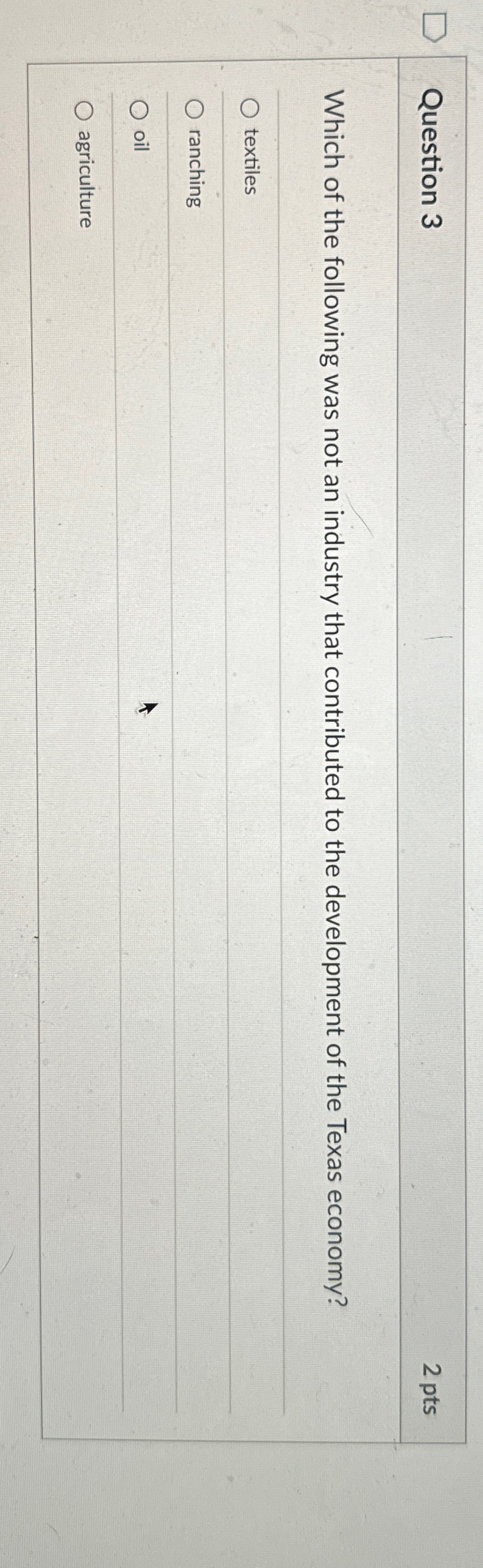 Solved Question 32 PtsWhich Of The Following Was Not An Chegg