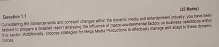 Solved 25 Marks Question 1 1Considering The Advancements Chegg