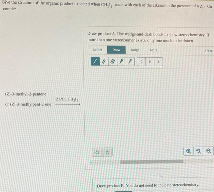 Solved Give The Structure Of The Organic Product Expected Chegg