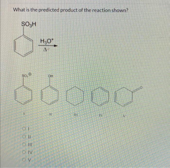 Solved What Is The Predicted Product Of The Reaction Shown Chegg