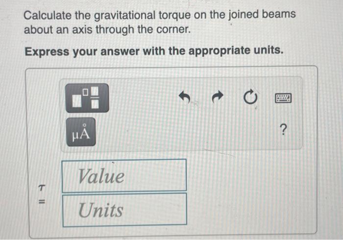 Solved The Figure 1 Shows Two Thin Beams Joined At Right Chegg