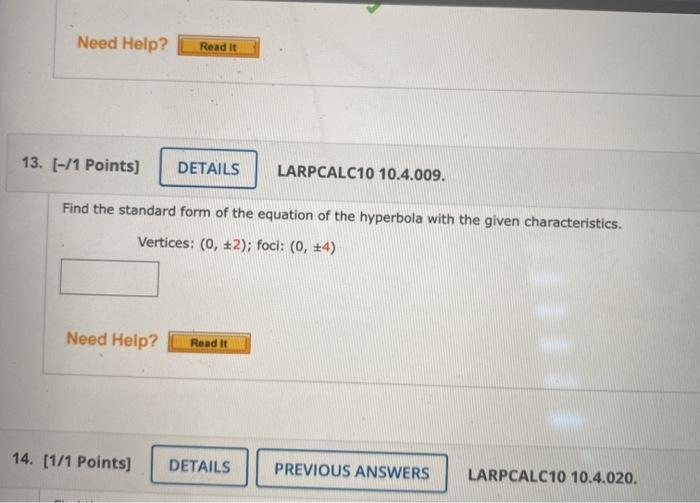 Solved Need Help Read It Points Details Chegg