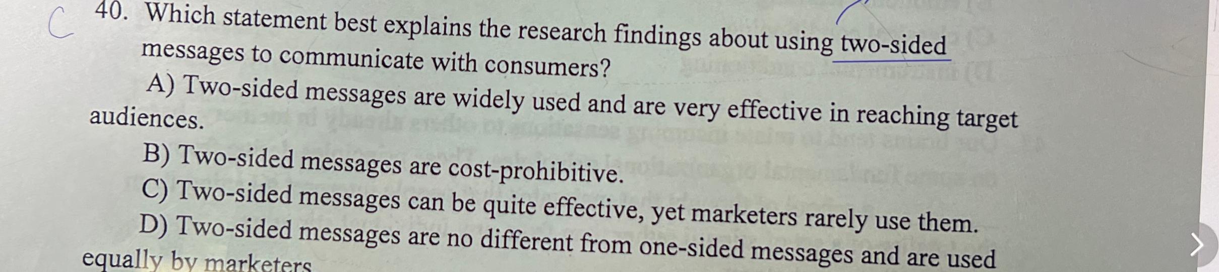 Solved C Which Statement Best Explains The Research Chegg