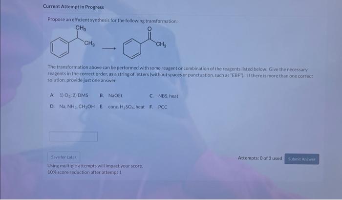 Solved Current Attempt In Progress Propose An Efficient Chegg