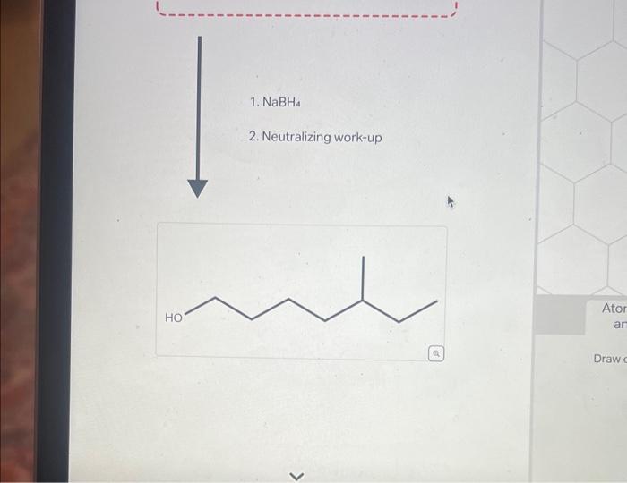 Solved Draw The Starting Reactant That Would Produce This Chegg