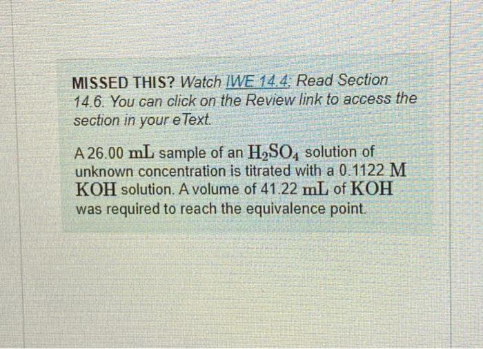 Solved Missed This Watch Iwe Read Section You Chegg