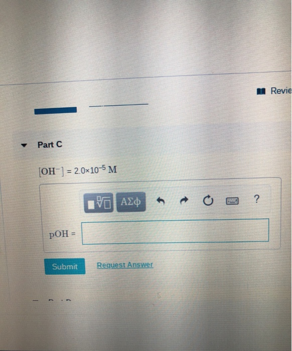 Solved Review Constants Part A OH 9 5x10 9M IVO ALD O Chegg