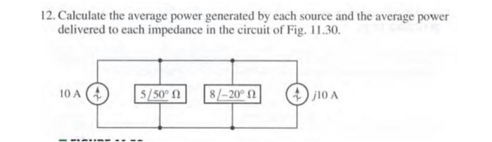 Solved Calculate The Average Power Generated By Each Chegg